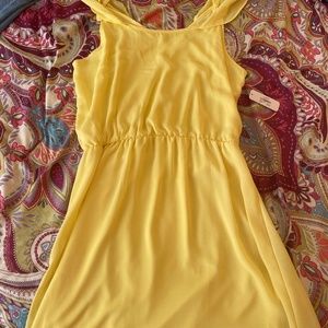 Yellow summer dress